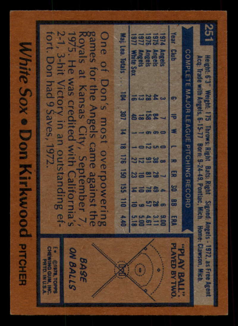 1978 Topps Baseball #216 - #265 - Complete your set - Pick your card - Picture 361 of 497