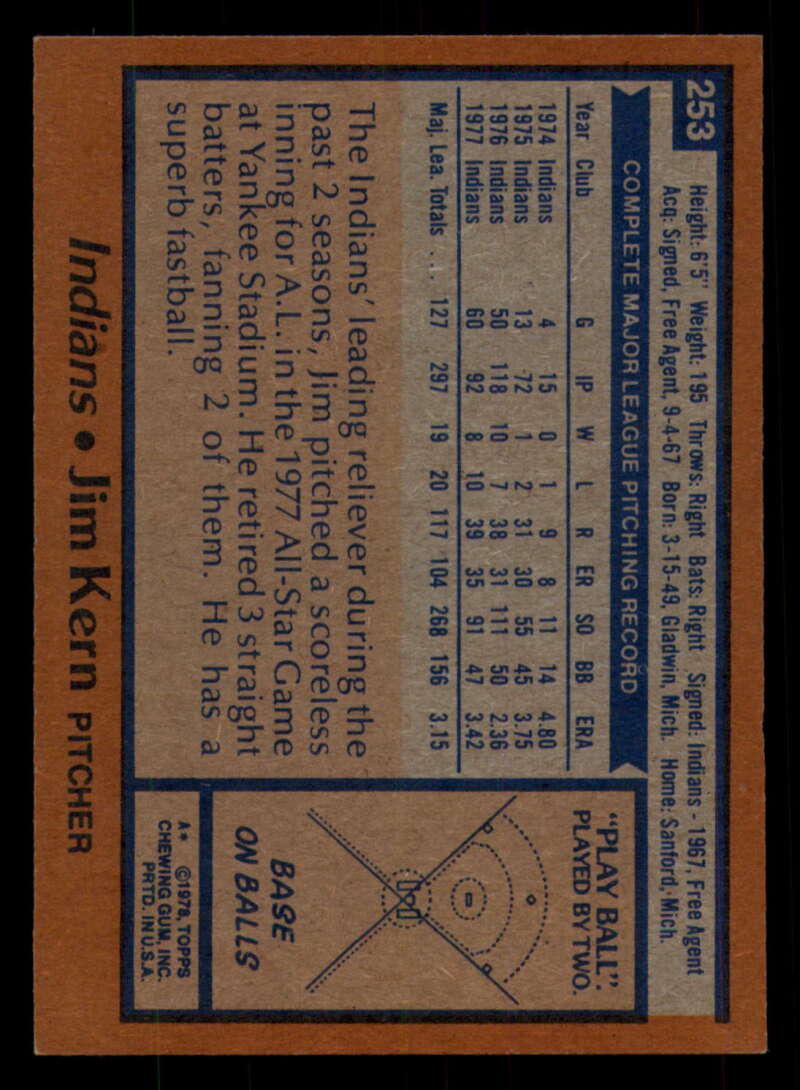 1978 Topps Baseball #216 - #265 - Complete your set - Pick your card - Picture 377 of 497