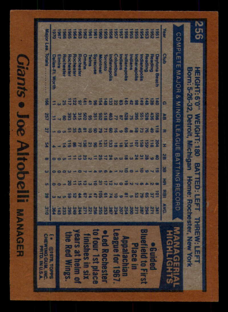 1978 Topps Baseball #216 - #265 - Complete your set - Pick your card - Picture 411 of 497