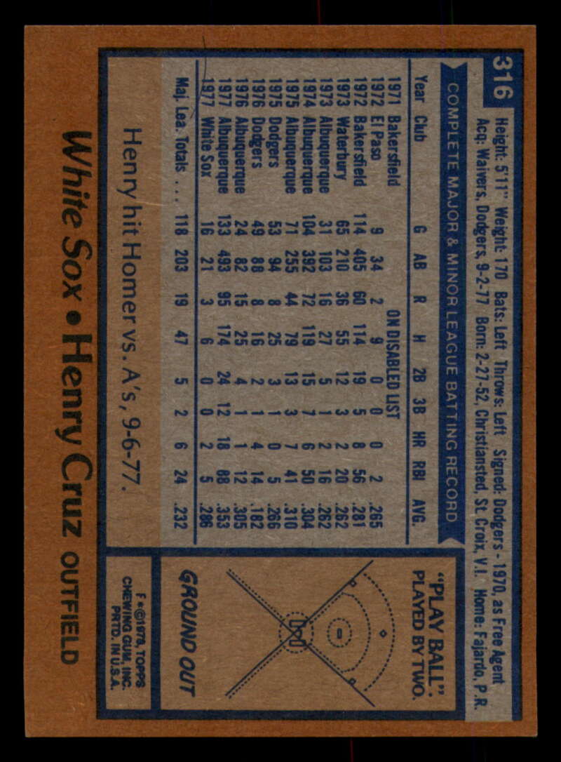 1978 Topps Baseball #316 - #365 - Complete your set - Pick your card - Picture 9 of 491