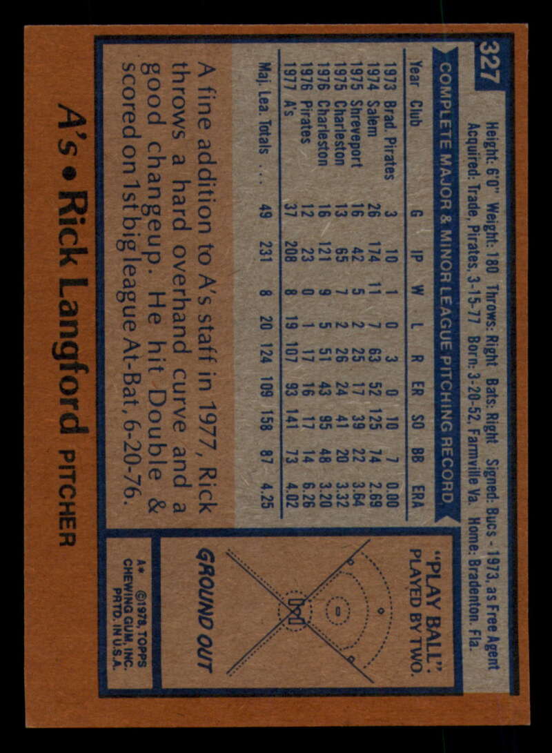 1978 Topps Baseball #316 - #365 - Complete your set - Pick your card - Picture 117 of 491