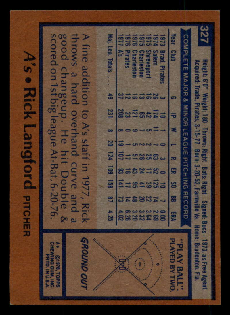 1978 Topps Baseball #316 - #365 - Complete your set - Pick your card - Picture 119 of 491