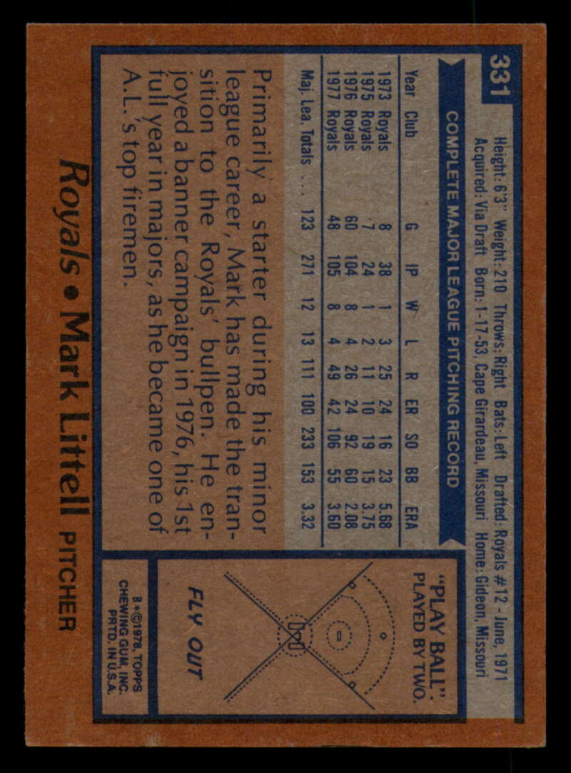 1978 Topps Baseball #316 - #365 - Complete your set - Pick your card - Picture 157 of 491