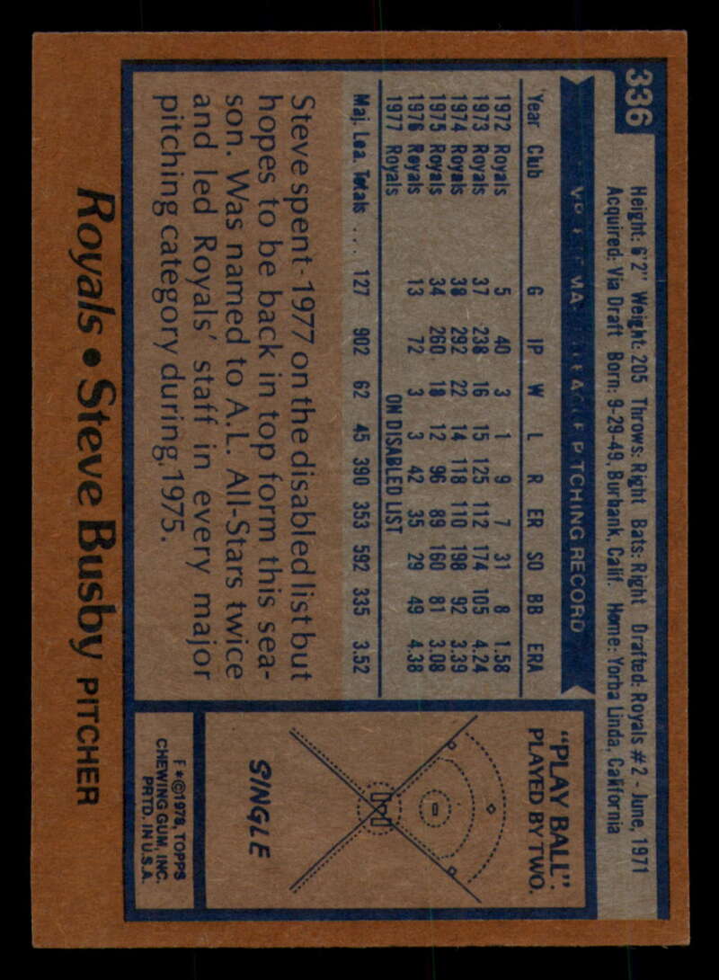 1978 Topps Baseball #316 - #365 - Complete your set - Pick your card - Picture 205 of 491