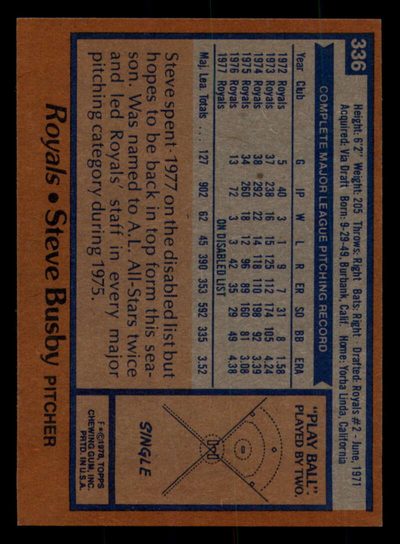 1978 Topps Baseball #316 - #365 - Complete your set - Pick your card - Picture 207 of 491