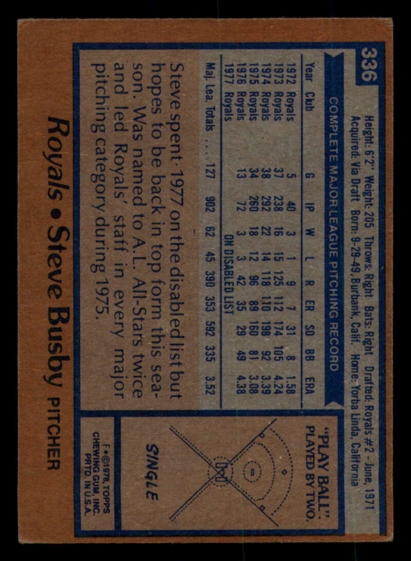 1978 Topps Baseball #316 - #365 - Complete your set - Pick your card - Picture 209 of 491