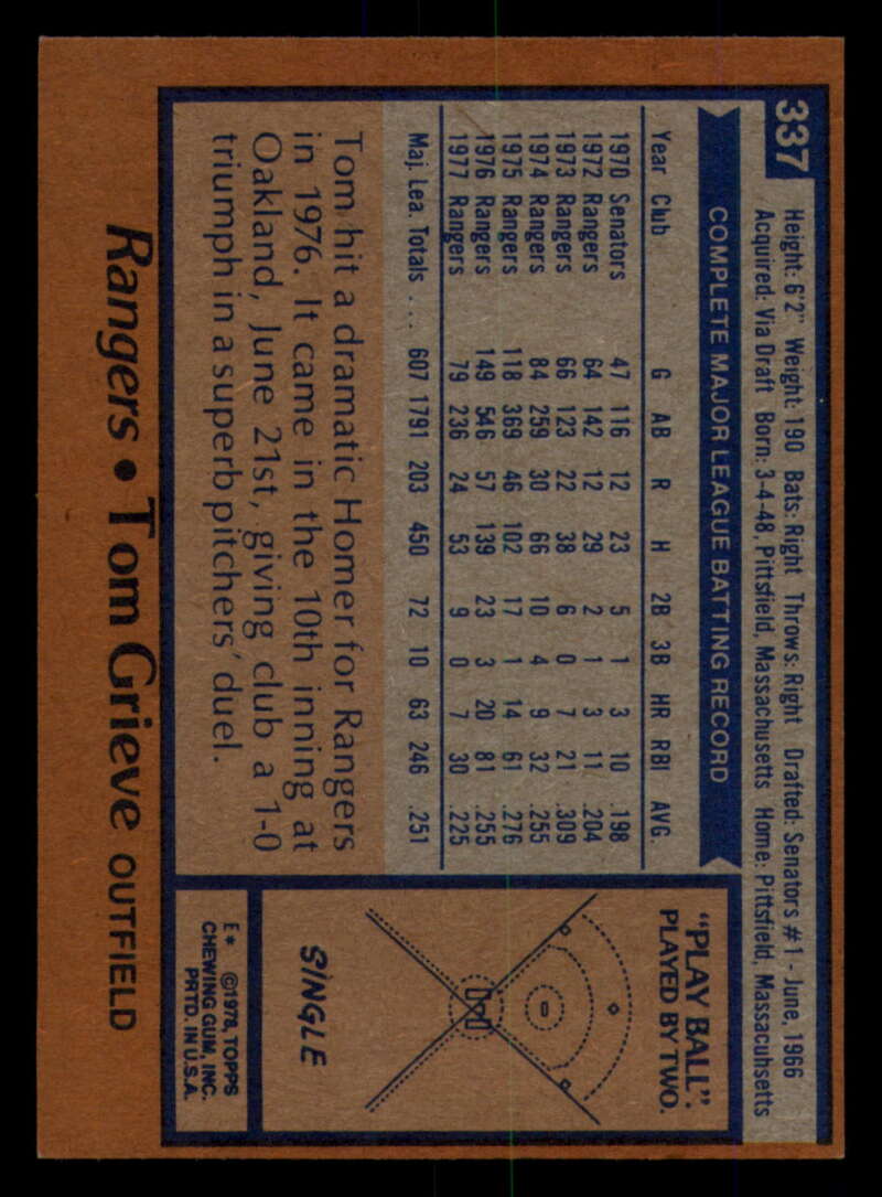 1978 Topps Baseball #316 - #365 - Complete your set - Pick your card - Picture 221 of 491