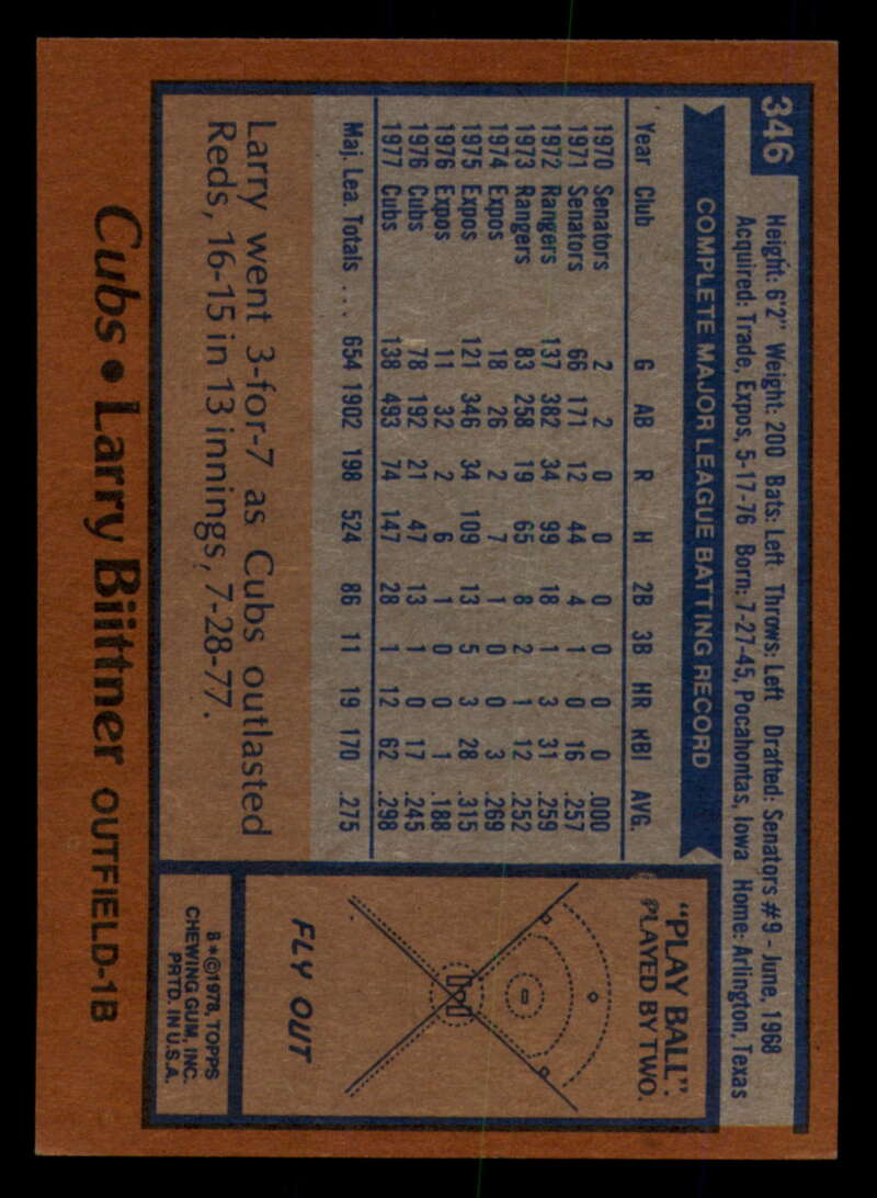 1978 Topps Baseball #316 - #365 - Complete your set - Pick your card - Picture 311 of 491