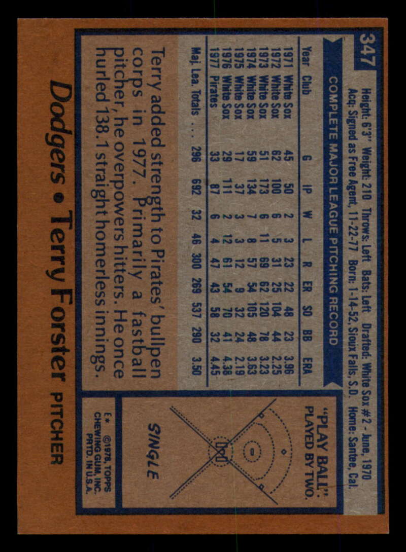 1978 Topps Baseball #316 - #365 - Complete your set - Pick your card - Picture 317 of 491