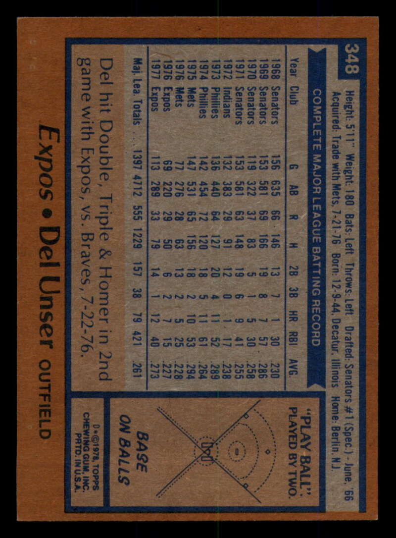 1978 Topps Baseball #316 - #365 - Complete your set - Pick your card - Picture 331 of 491