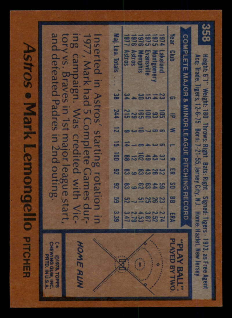 1978 Topps Baseball #316 - #365 - Complete your set - Pick your card - Picture 423 of 491