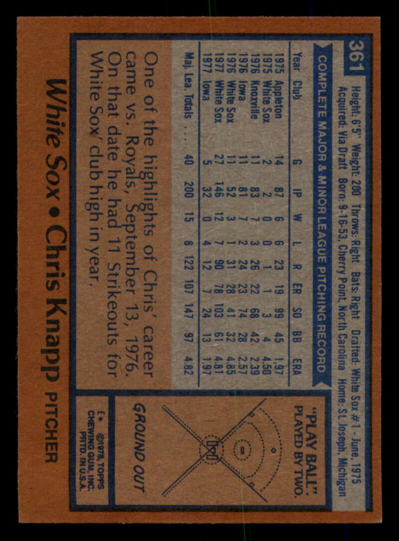 1978 Topps Baseball #316 - #365 - Complete your set - Pick your card - Picture 447 of 491