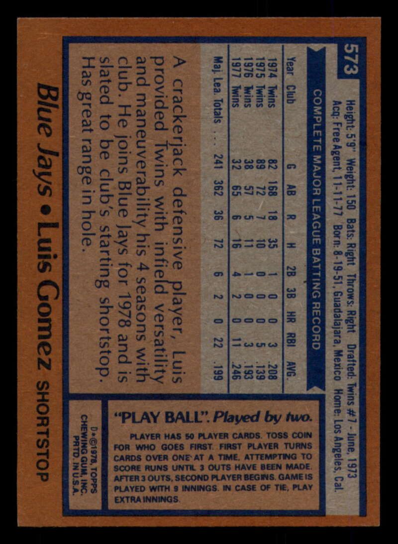 1978 Topps Baseball #571 - #625 - Complete your set - Pick your card - Picture 11 of 499