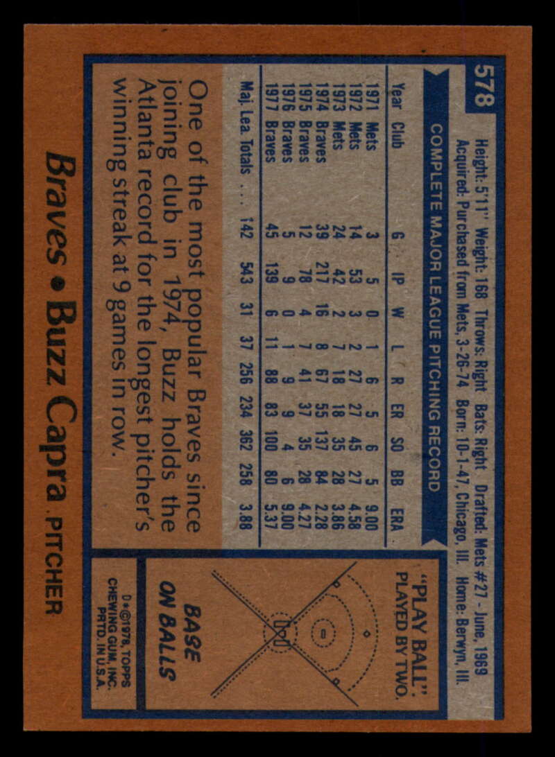 1978 Topps Baseball #571 - #625 - Complete your set - Pick your card - Picture 53 of 499