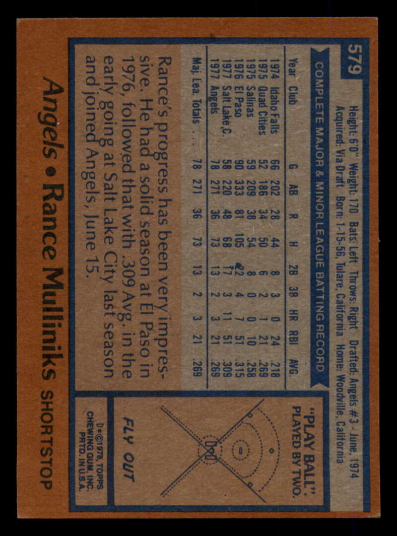 1978 Topps Baseball #571 - #625 - Complete your set - Pick your card - Picture 55 of 499