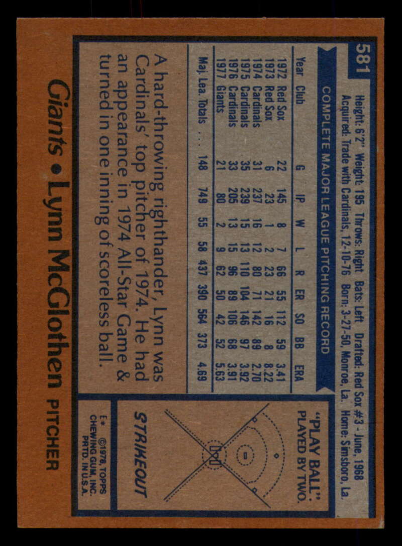 1978 Topps Baseball #571 - #625 - Complete your set - Pick your card - Picture 69 of 499