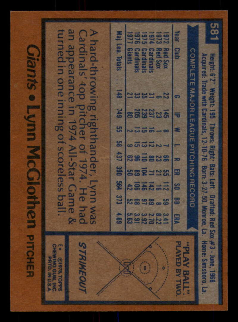 1978 Topps Baseball #571 - #625 - Complete your set - Pick your card - Picture 71 of 499