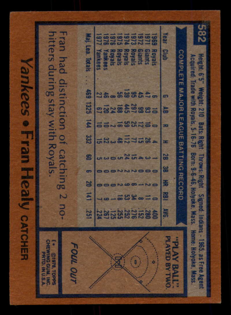 1978 Topps Baseball #571 - #625 - Complete your set - Pick your card - Picture 75 of 499