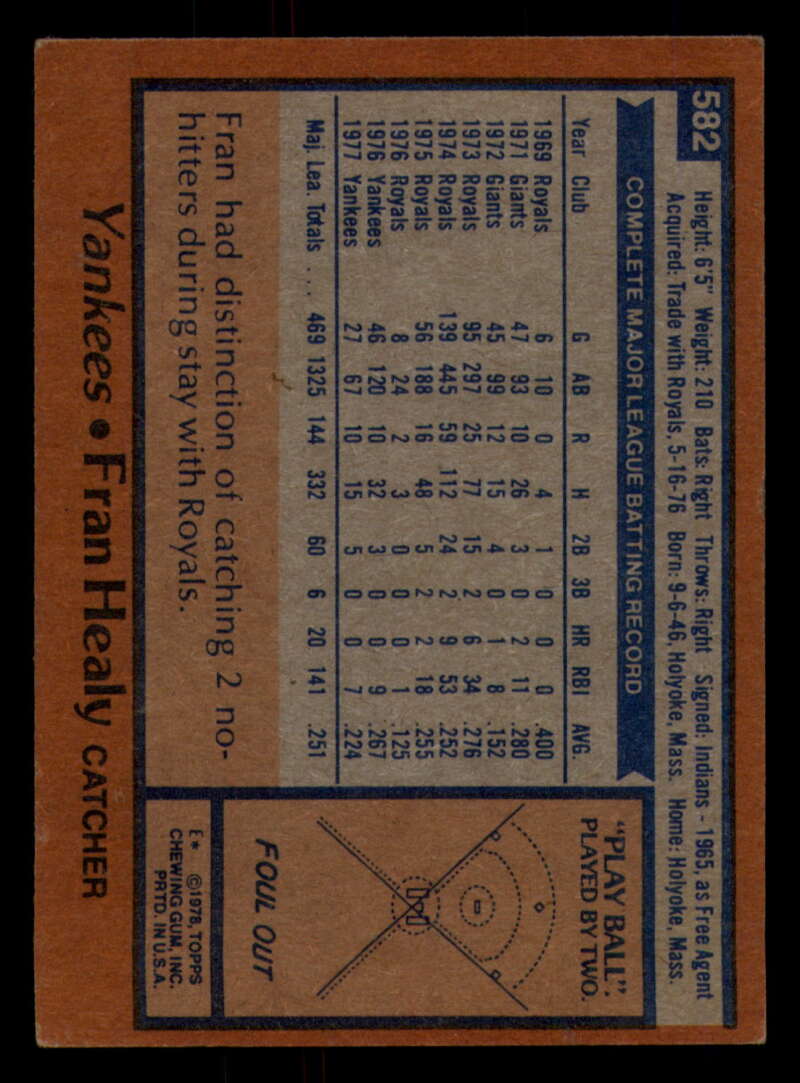 1978 Topps Baseball #571 - #625 - Complete your set - Pick your card - Picture 73 of 499