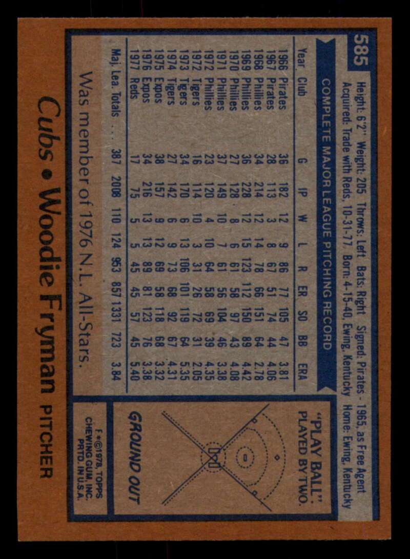 1978 Topps Baseball #571 - #625 - Complete your set - Pick your card - Picture 99 of 499
