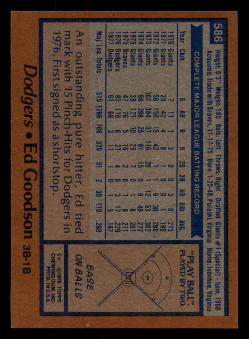 1978 Topps Baseball #571 - #625 - Complete your set - Pick your card - Picture 107 of 499