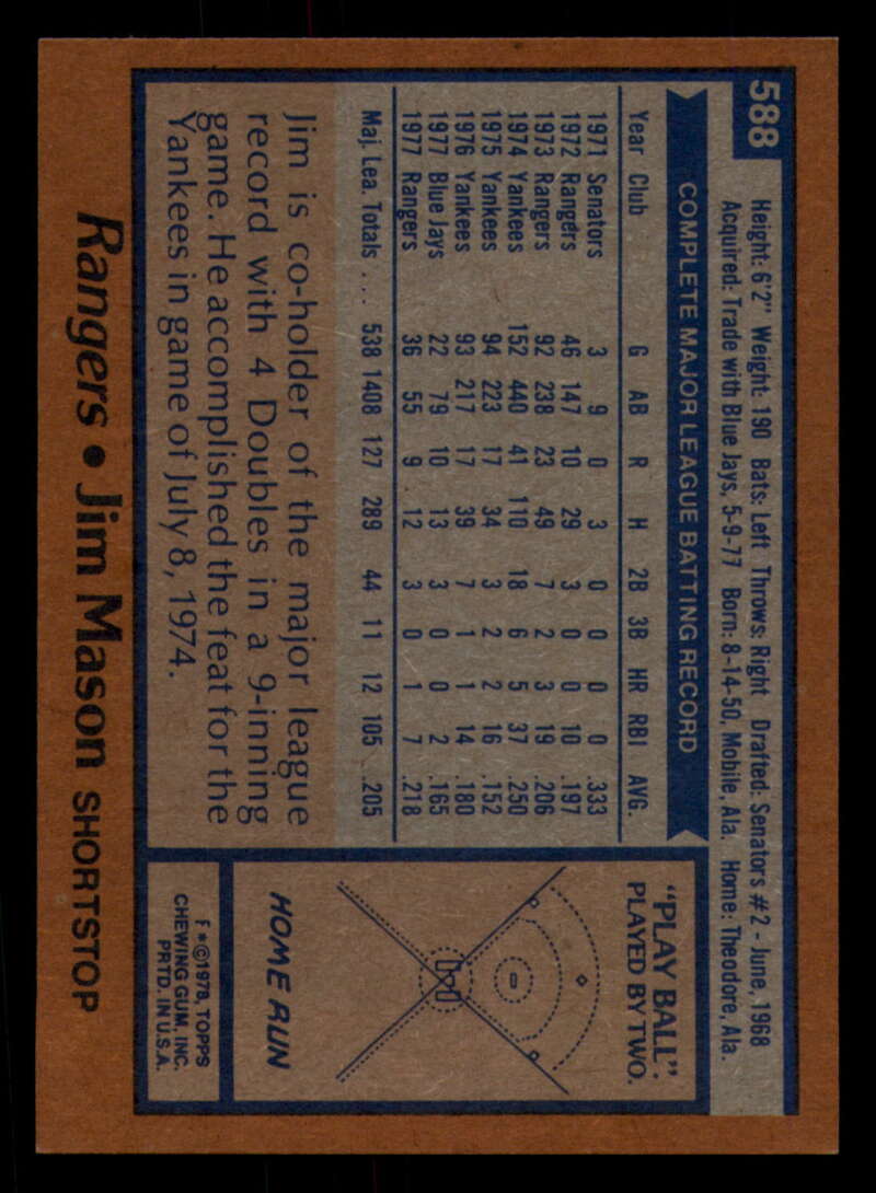 1978 Topps Baseball #571 - #625 - Complete your set - Pick your card - Picture 125 of 499
