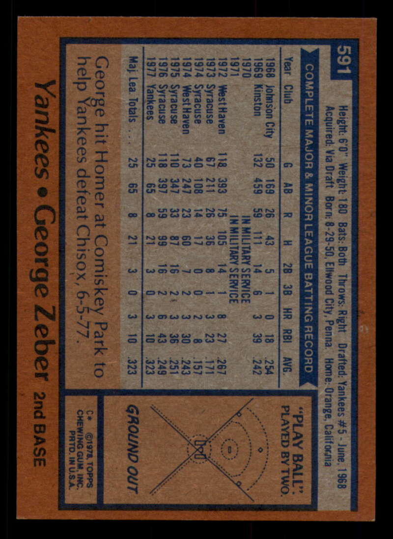 1978 Topps Baseball #571 - #625 - Complete your set - Pick your card - Picture 155 of 499