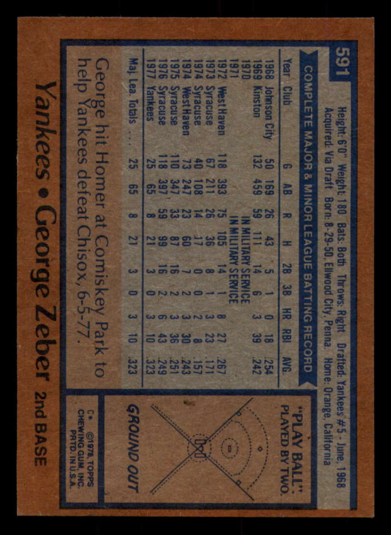 1978 Topps Baseball #571 - #625 - Complete your set - Pick your card - Picture 159 of 499