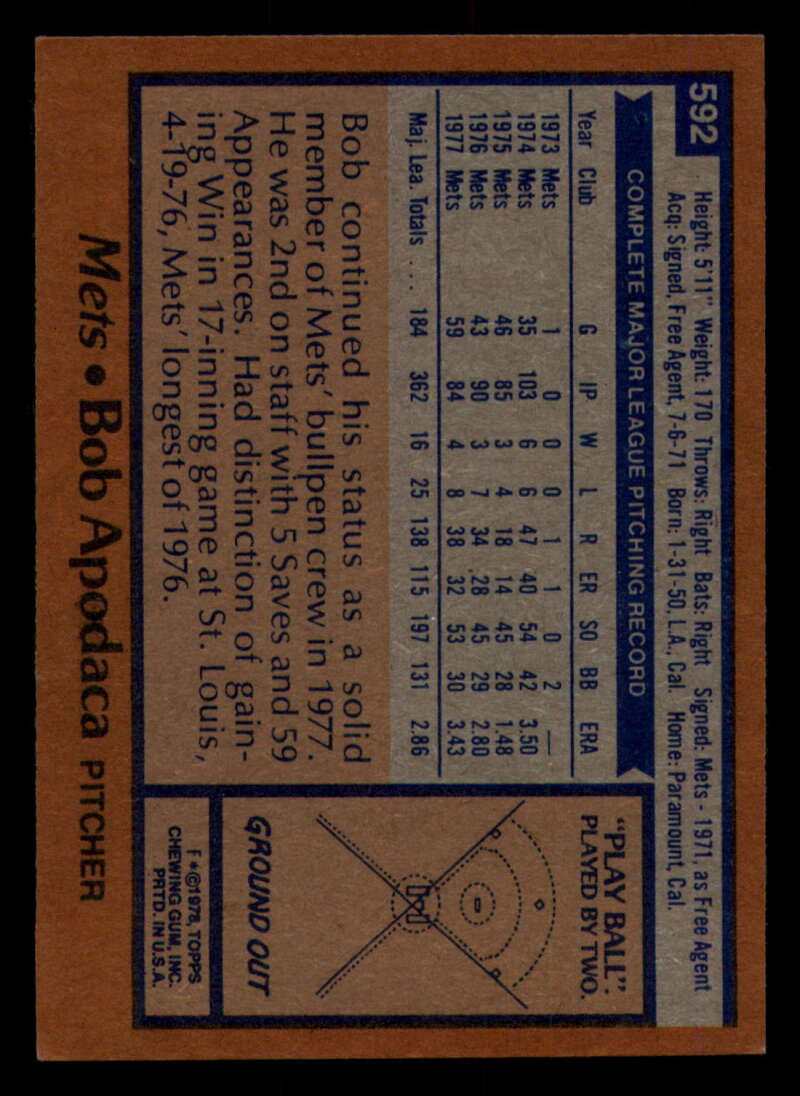 1978 Topps Baseball #571 - #625 - Complete your set - Pick your card - Picture 167 of 499