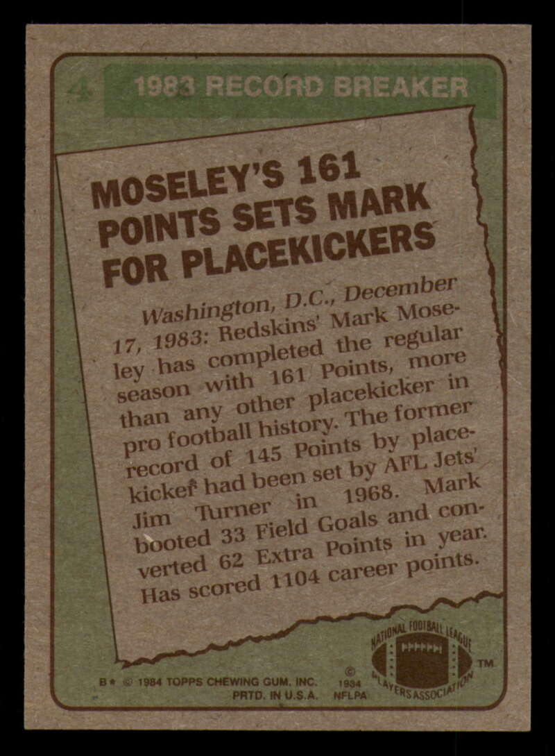 1984 Topps Football - #1  -  #60 - Complete your set - Pick your card - Picture 15 of 323