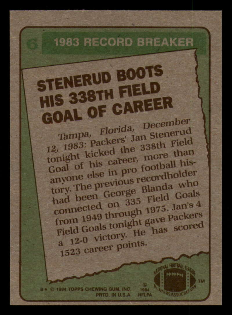 1984 Topps Football - #1  -  #60 - Complete your set - Pick your card - Picture 23 of 323