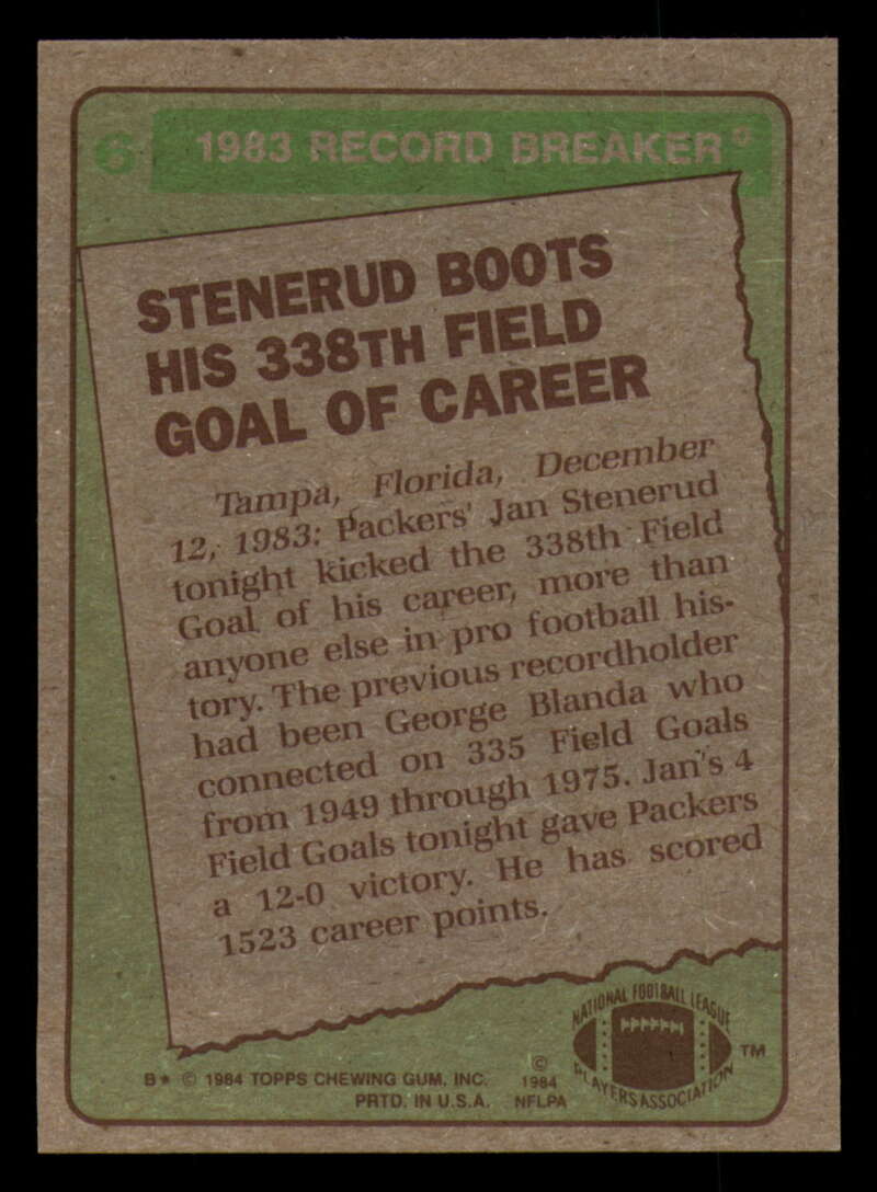 1984 Topps Football - #1  -  #60 - Complete your set - Pick your card - Picture 25 of 323