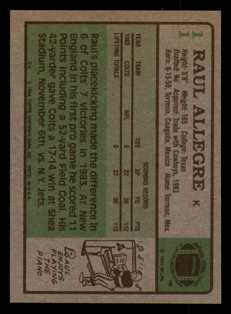 1984 Topps Football - #1  -  #60 - Complete your set - Pick your card - Picture 39 of 323