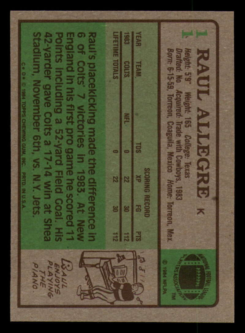 1984 Topps Football - #1  -  #60 - Complete your set - Pick your card - Picture 43 of 323