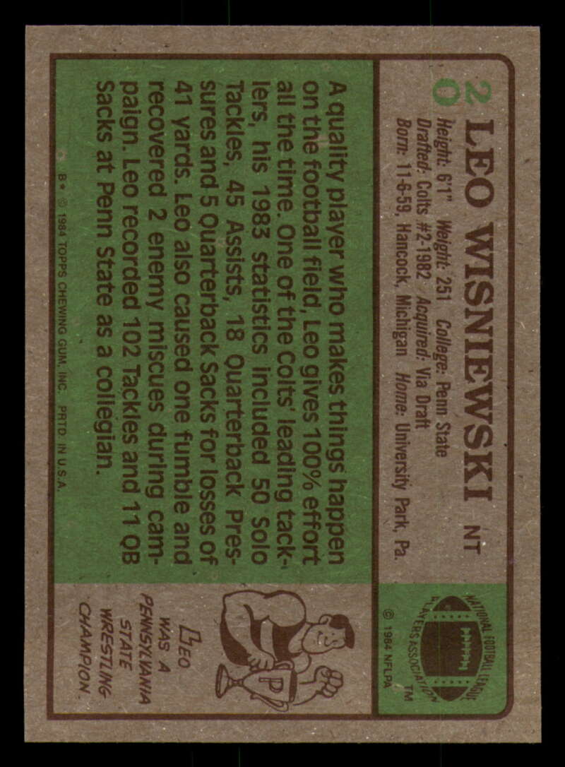 1984 Topps Football - #1  -  #60 - Complete your set - Pick your card - Picture 95 of 323