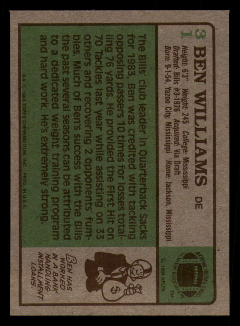 1984 Topps Football - #1  -  #60 - Complete your set - Pick your card - Picture 165 of 323