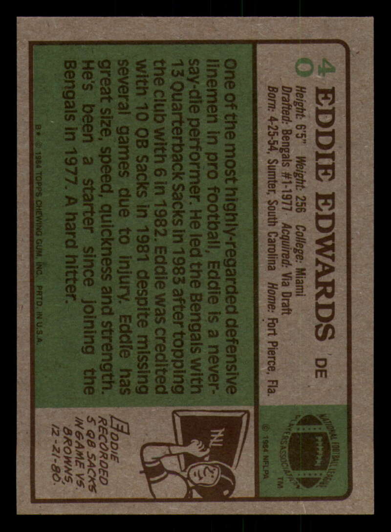 1984 Topps Football - #1  -  #60 - Complete your set - Pick your card - Picture 205 of 323