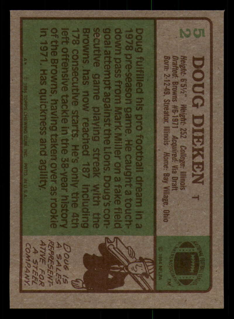 1984 Topps Football - #1  -  #60 - Complete your set - Pick your card - Picture 271 of 323