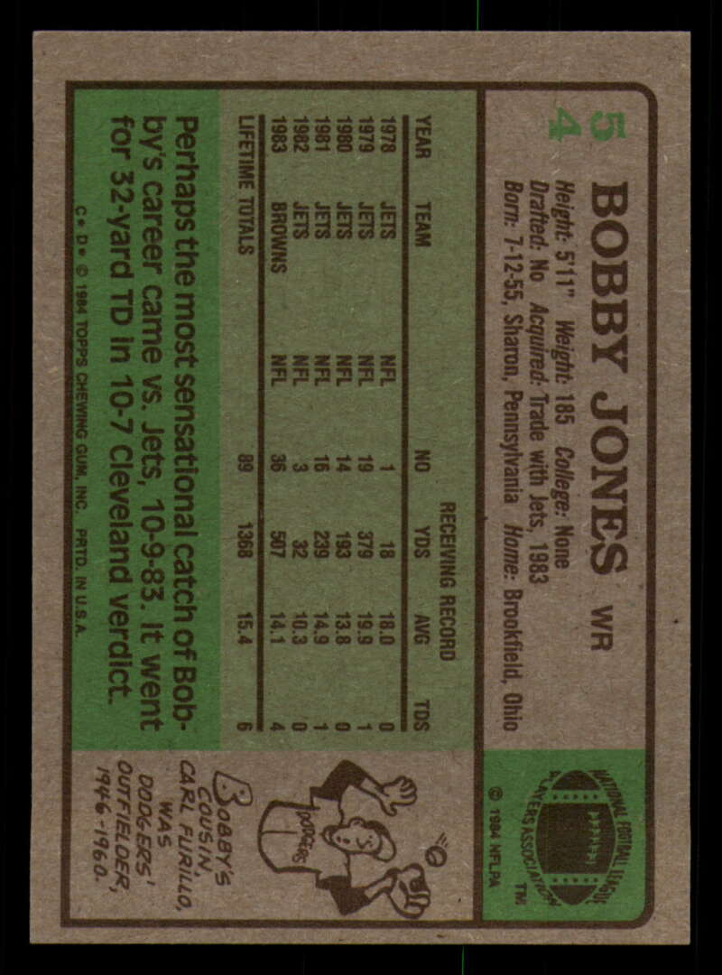 1984 Topps Football - #1  -  #60 - Complete your set - Pick your card - Picture 289 of 323