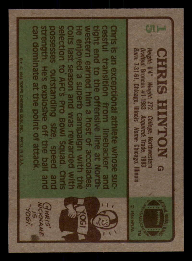 1984 Topps Football - #1  -  #60 - Complete your set - Pick your card - Picture 57 of 323