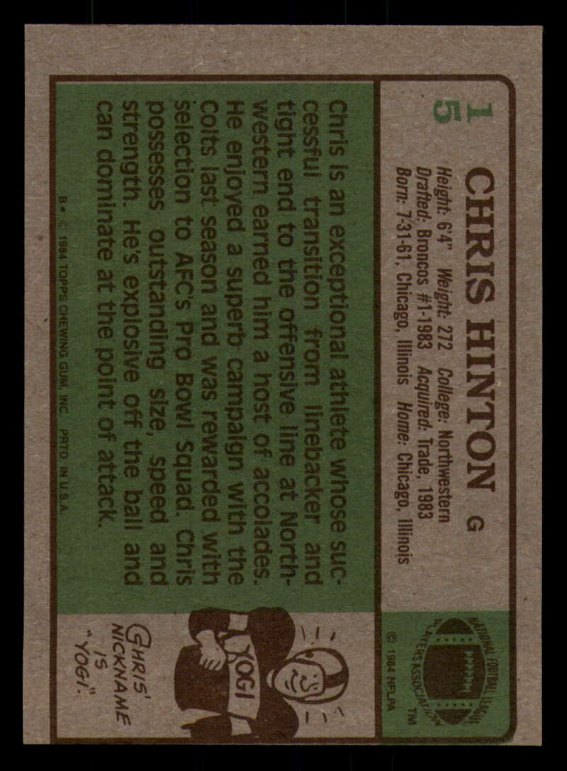 1984 Topps Football - #1  -  #60 - Complete your set - Pick your card - Picture 59 of 323