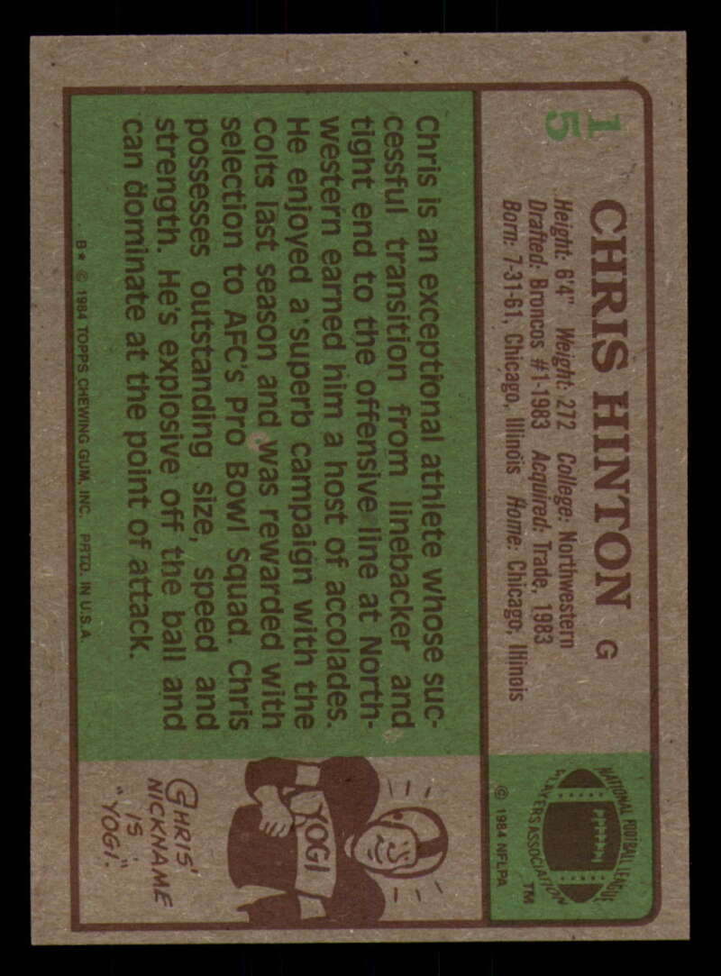 1984 Topps Football - #1  -  #60 - Complete your set - Pick your card - Picture 63 of 323