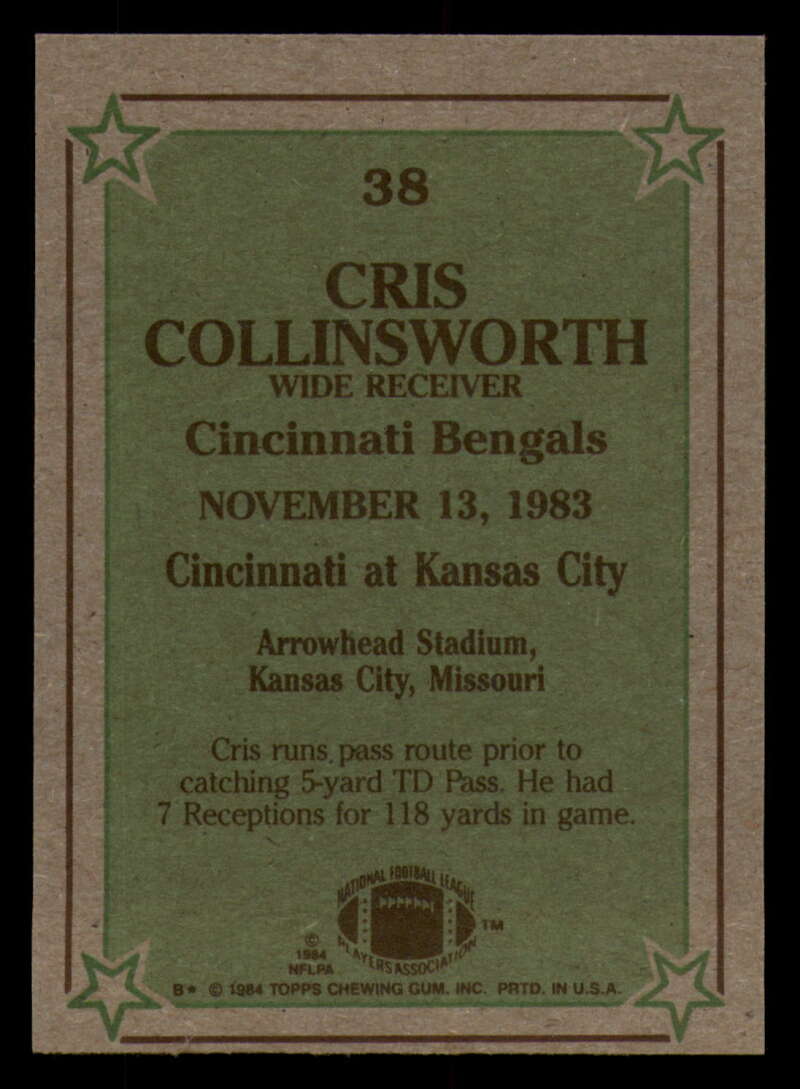 1984 Topps Football - #1  -  #60 - Complete your set - Pick your card - Picture 193 of 323