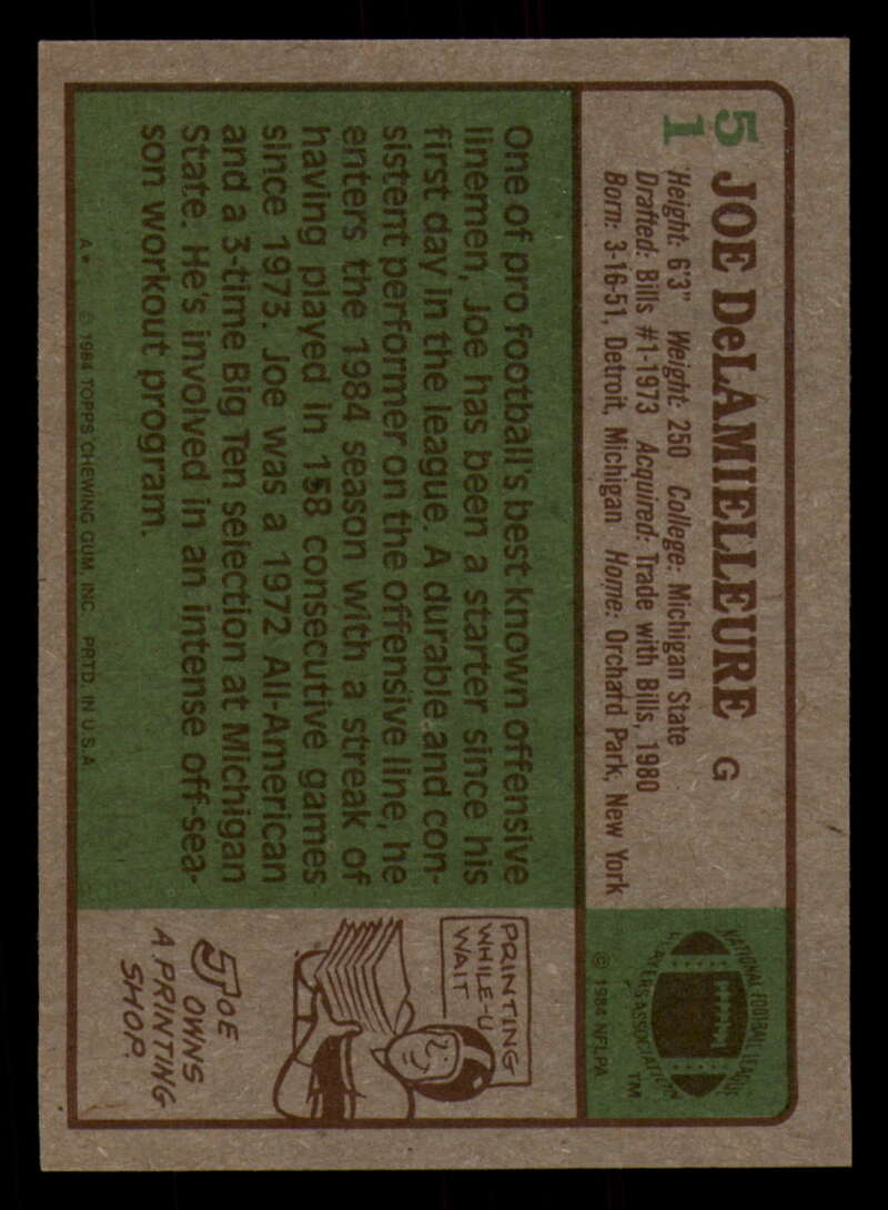 1984 Topps Football - #1  -  #60 - Complete your set - Pick your card - Picture 269 of 323