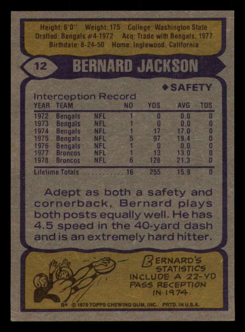 1979 Topps Football - #1 to #60 - Complete your set - Pick your card - Picture 73 of 457