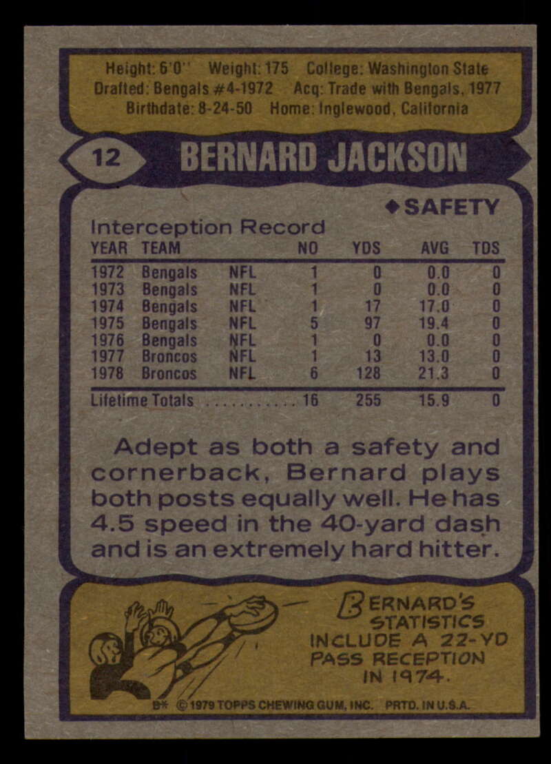 1979 Topps Football - #1 to #60 - Complete your set - Pick your card - Picture 77 of 457