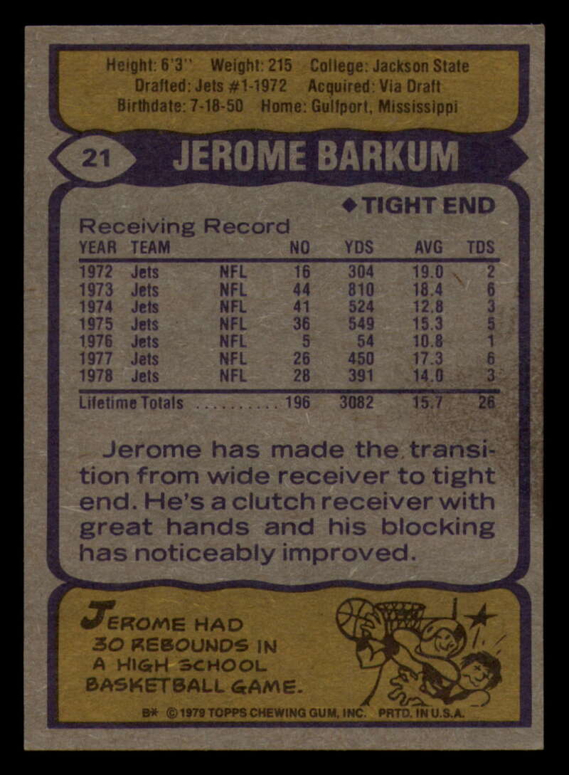 1979 Topps Football - #1 to #60 - Complete your set - Pick your card - Picture 137 of 457