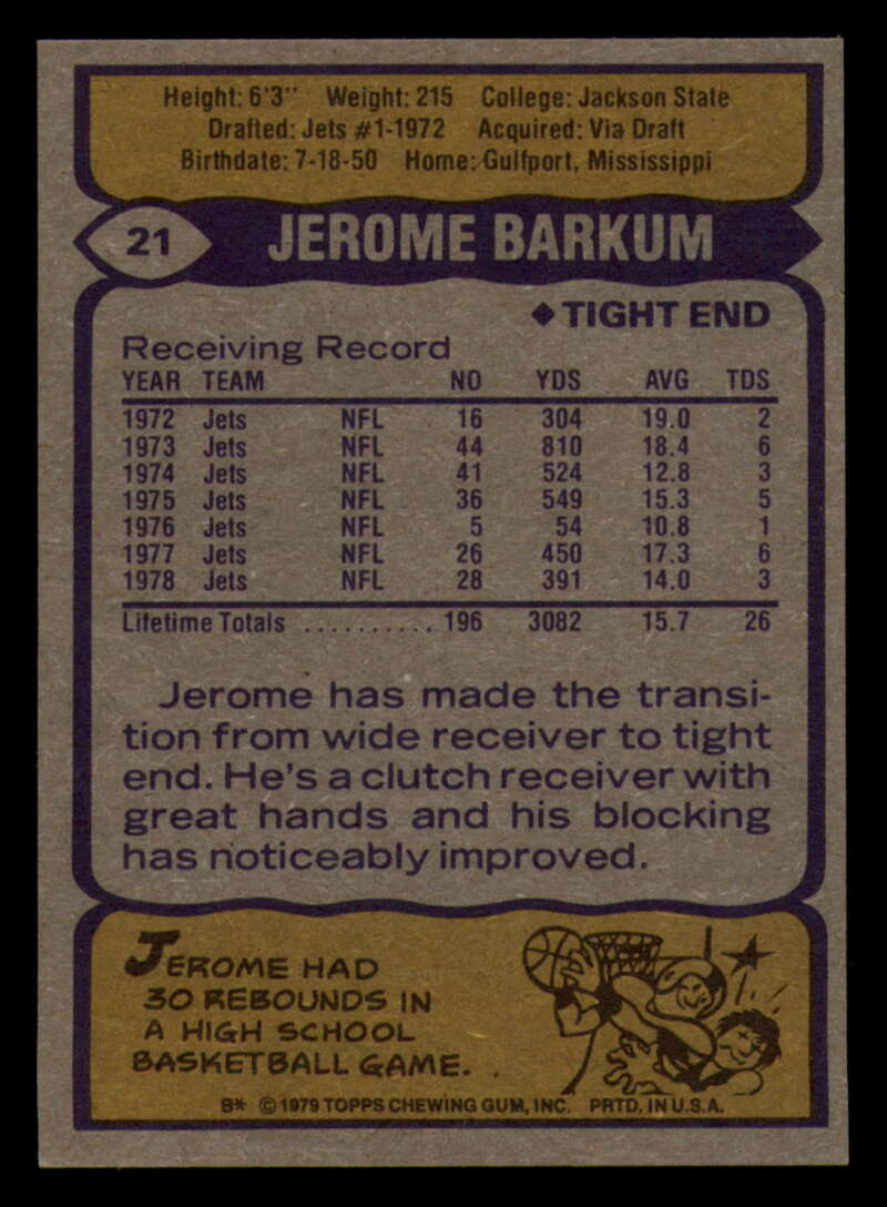 1979 Topps Football - #1 to #60 - Complete your set - Pick your card - Picture 139 of 457