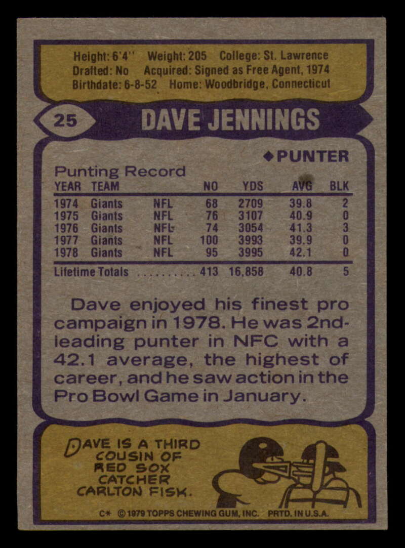 1979 Topps Football - #1 to #60 - Complete your set - Pick your card - Picture 159 of 457