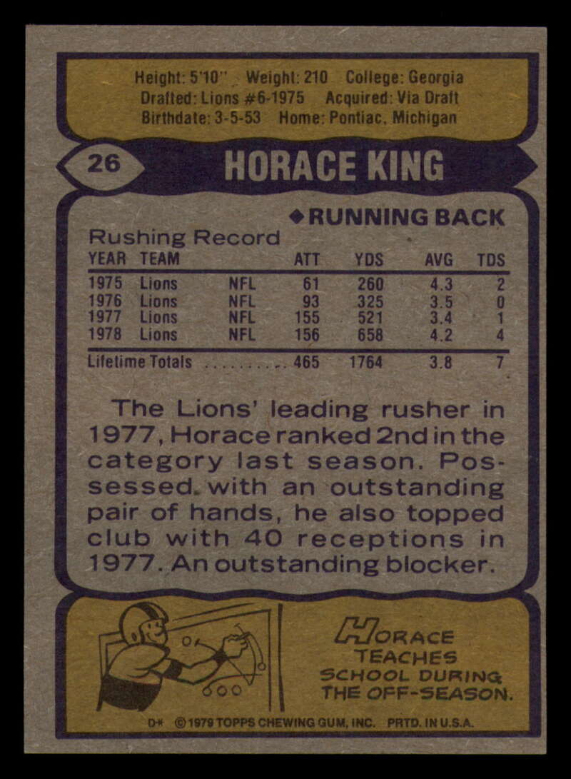 1979 Topps Football - #1 to #60 - Complete your set - Pick your card - Picture 175 of 457